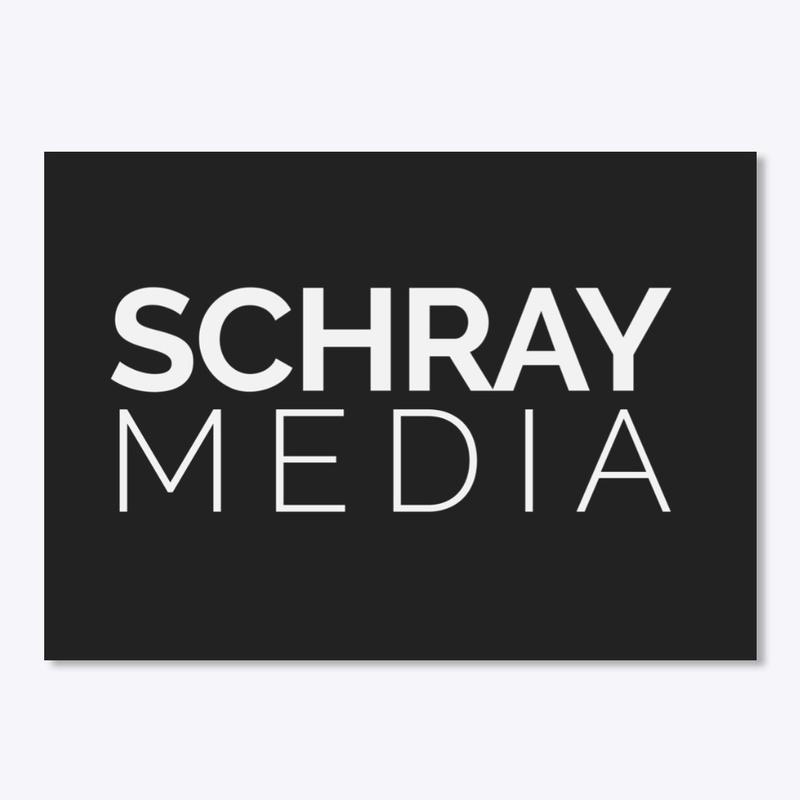 Schray Media White Logo